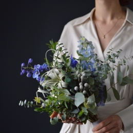 The bride's bouquet 'Cobalt' - Photo 2 