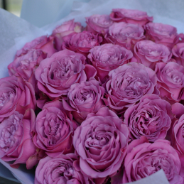 букет пурпурных роз - Фото 2 